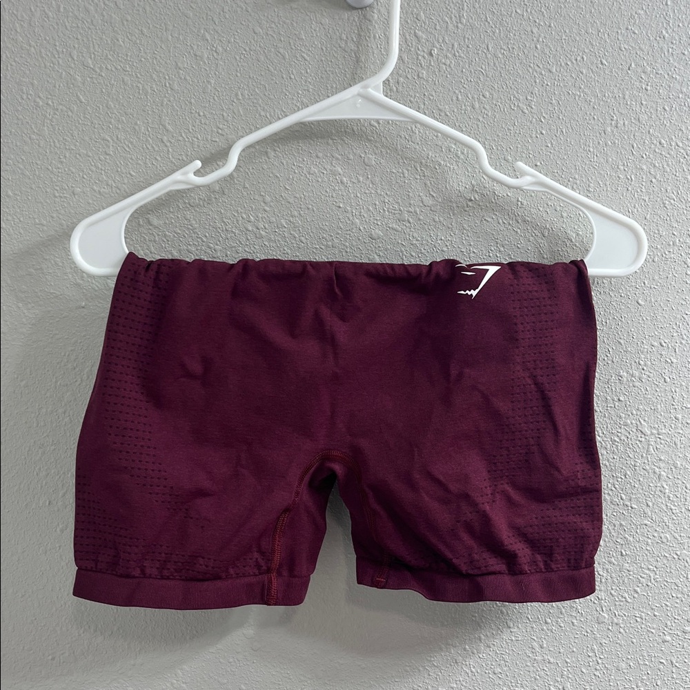 Gymshark Women's Burgundy Shorts